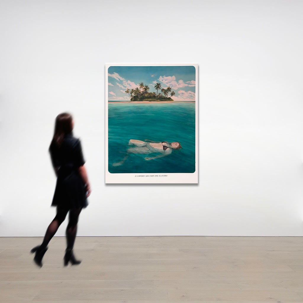 Muntean and Rosenblum, Untitled („Beginnings and ends are…“), 2024
