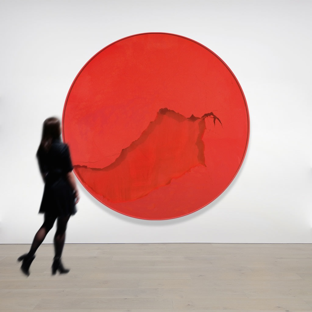 Manuel Mérida, Cercle Rouge Vermillon (Manuchrome Primaire), 2015
