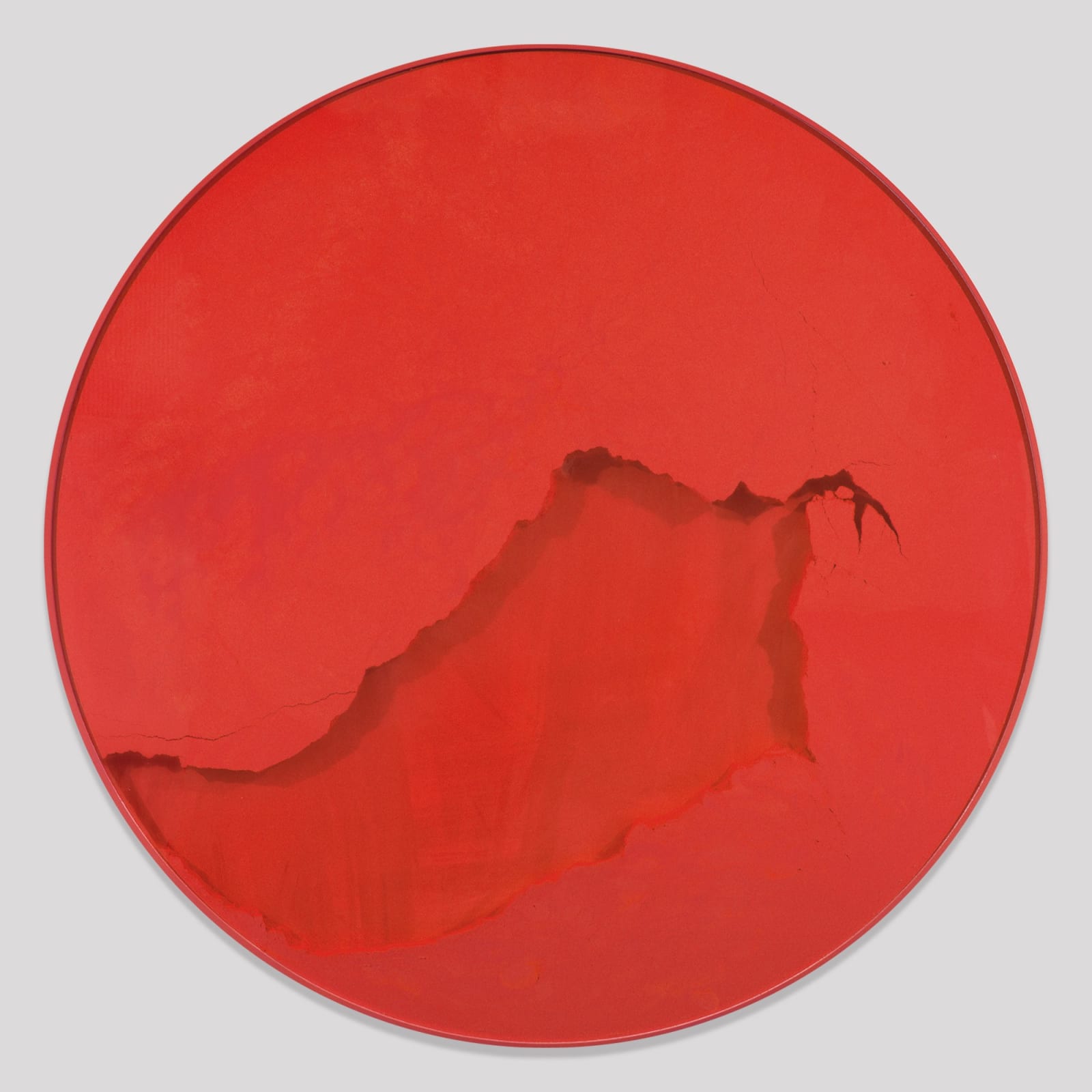 Manuel Mérida, Cercle Rouge Vermillon (Manuchrome Primaire), 2015
