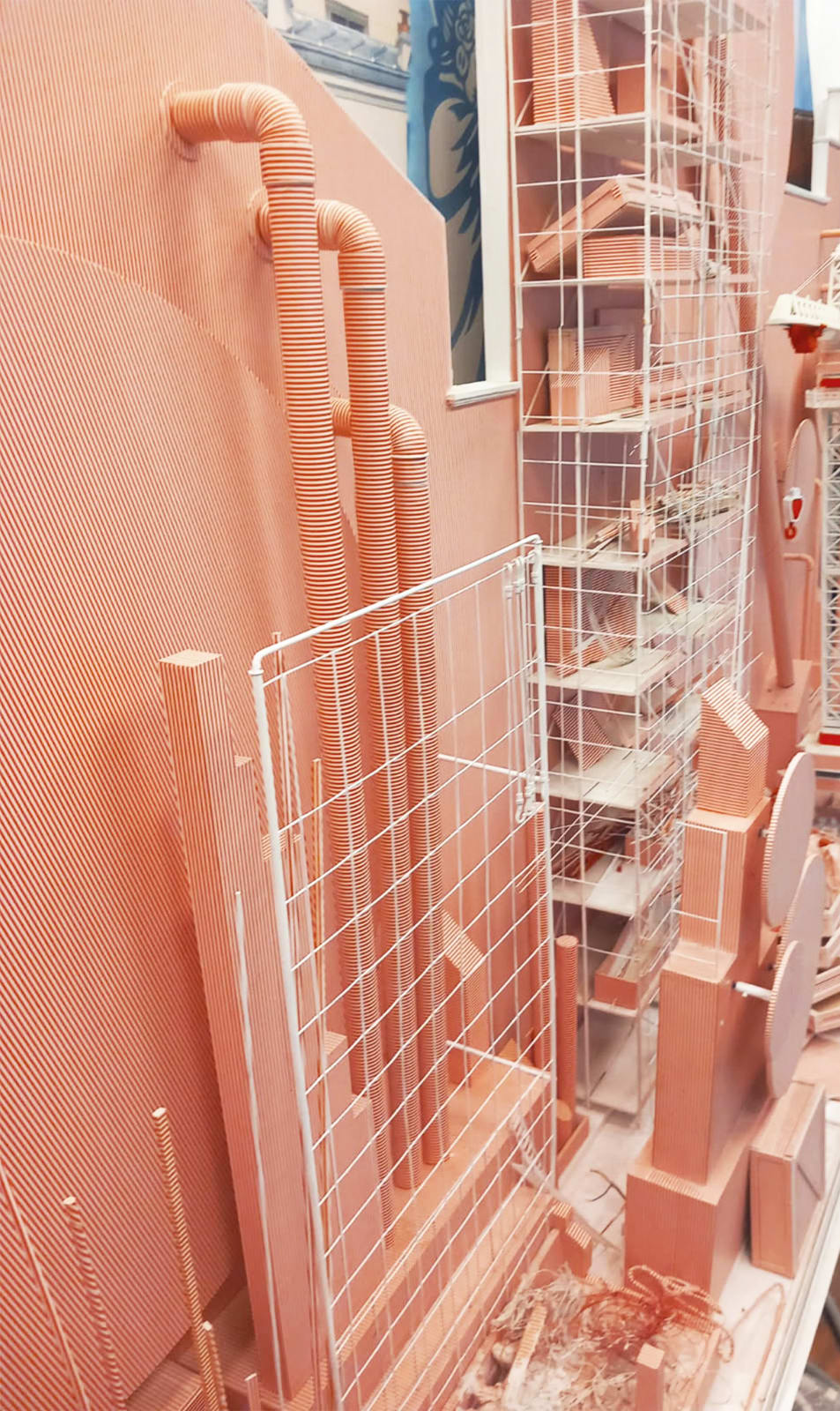 Manuel Mérida, Maquette Usuyuki Chantier - Place Igor Stravinsky / Centre Pompidou, 2015-2025