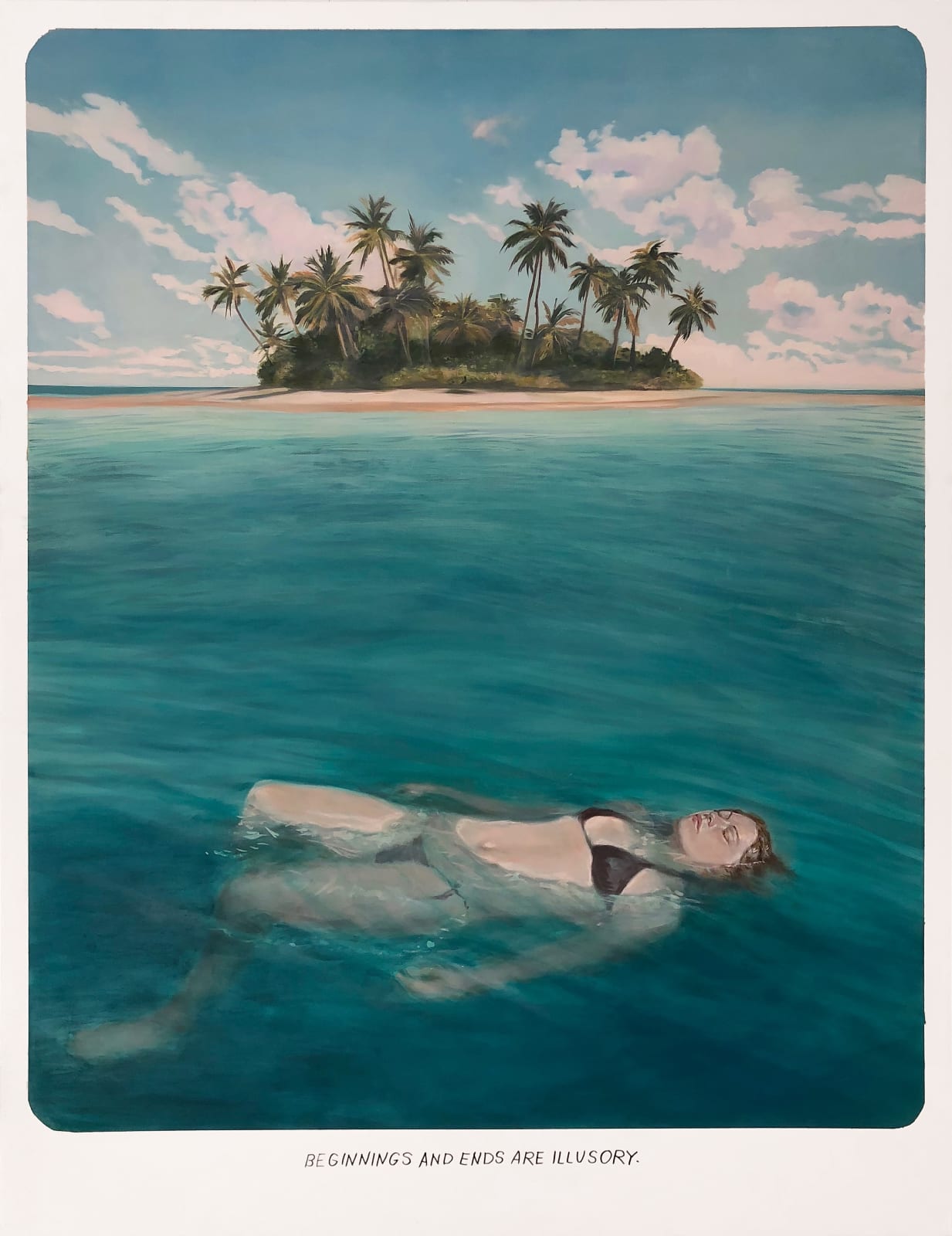 Muntean and Rosenblum, Untitled („Beginnings and ends are…“), 2024