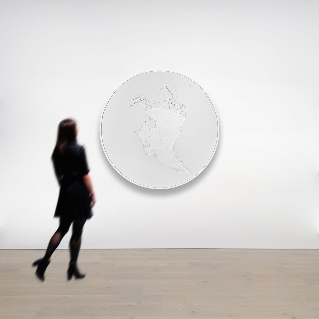 Manuel Mérida, Cercle blanc c'est blanc, 2019