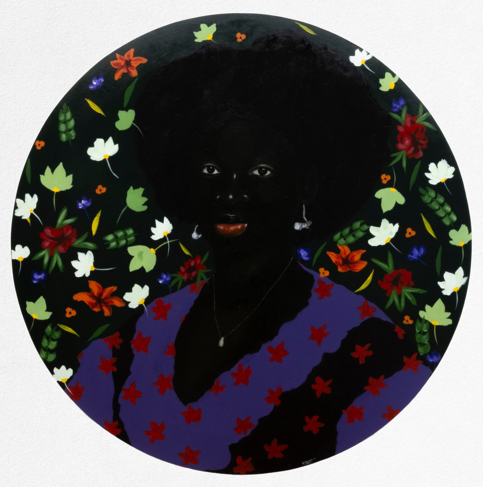 Olasunkanmi Akomolehin, Girl with a Silver Necklace, 2024
