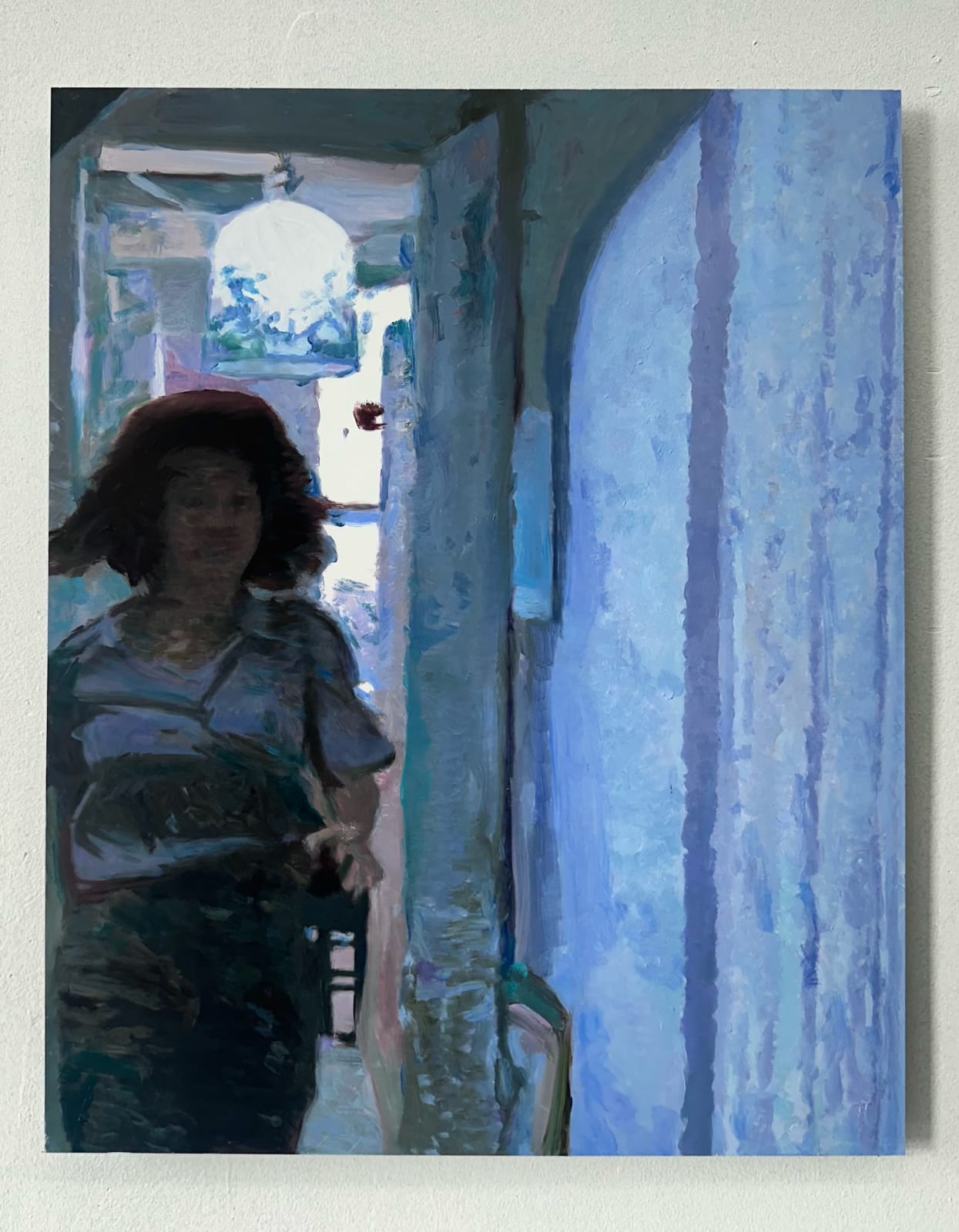 Nick Farhi, Rounding the Hallway, 2025