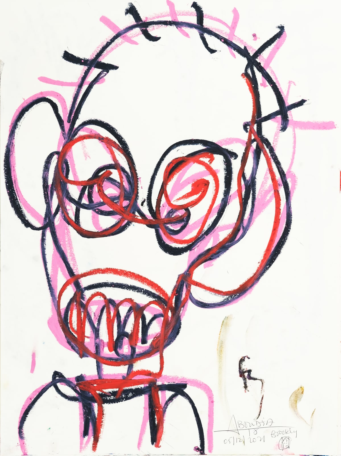 Aboudia, Untitled, 2021