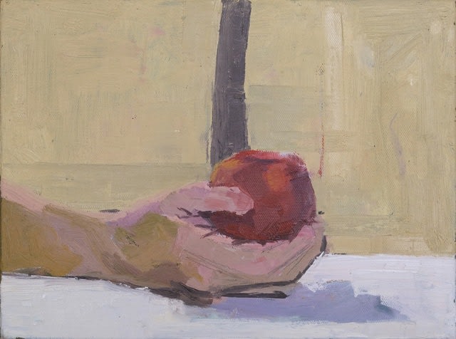 Zhao Yiting, Hand, Apple, Tree, 2021