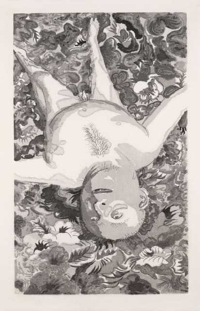 Fang Lijun 方力钧, Untitled Bather 1, 2009