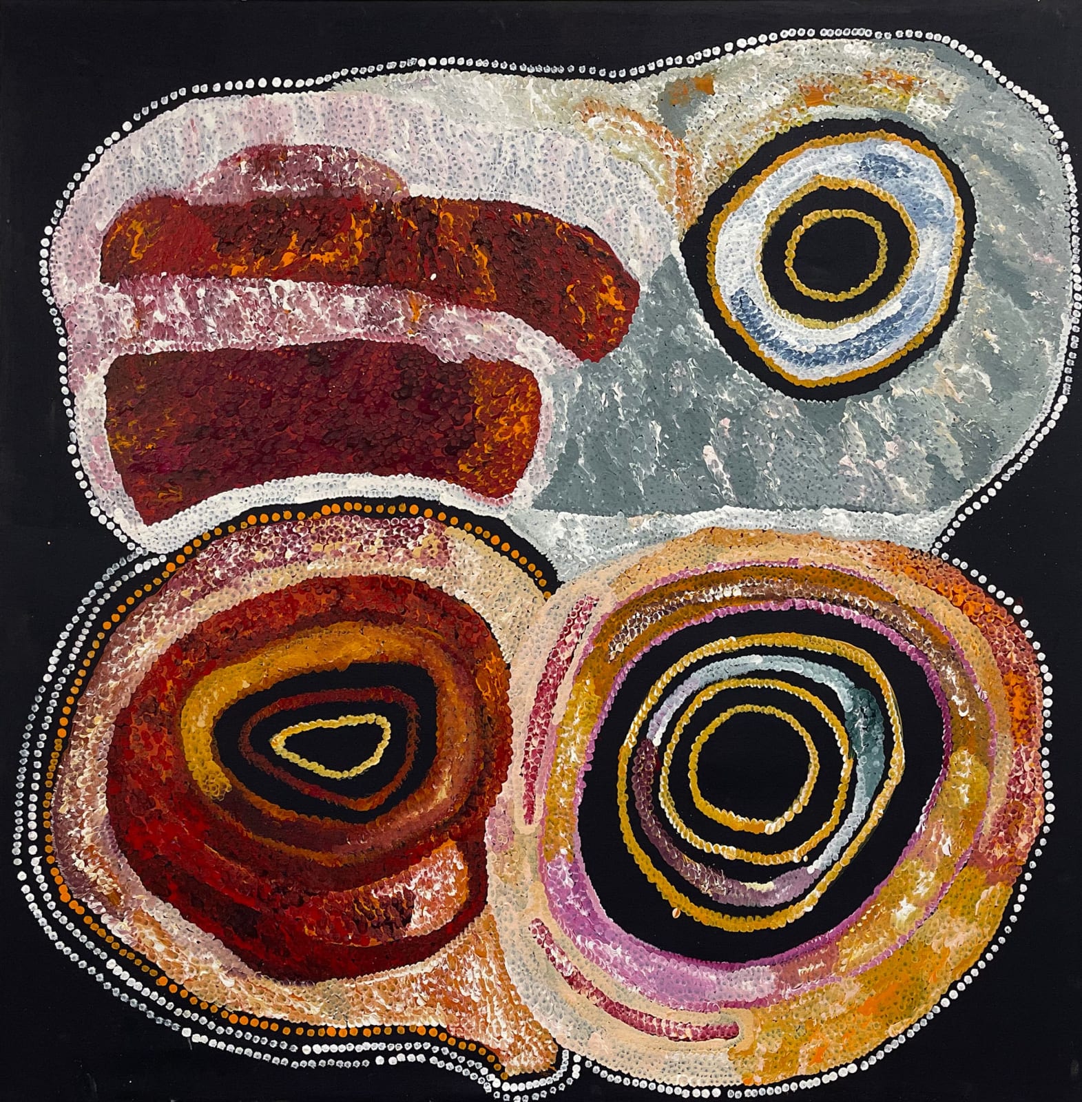 Betty Campbell, Minymaku Tjukurpa (Women's Story), 2023