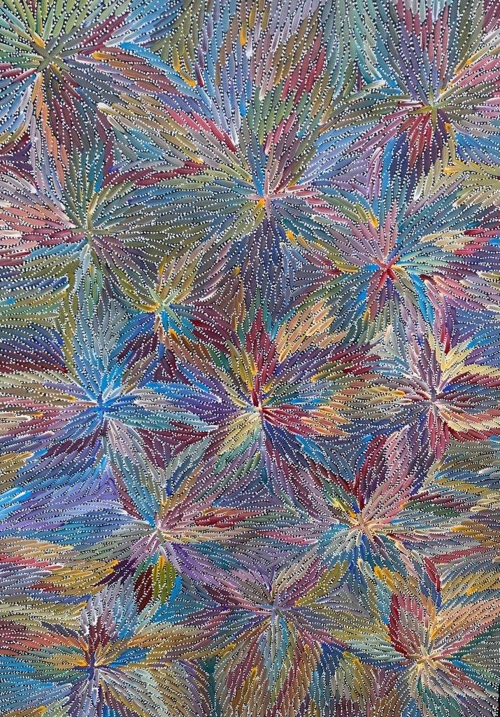 Bernadine Kemarre, Bush Medicine Leaves, 2022