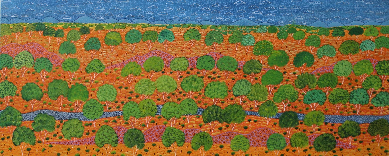 Selina Teece Pwerle, My Father's Country, 2023