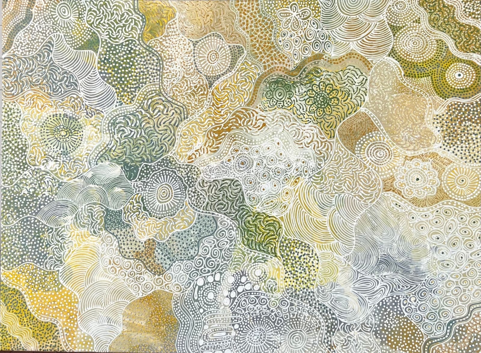 Janet Golder Kngwarreye, My Father's Country, 2023