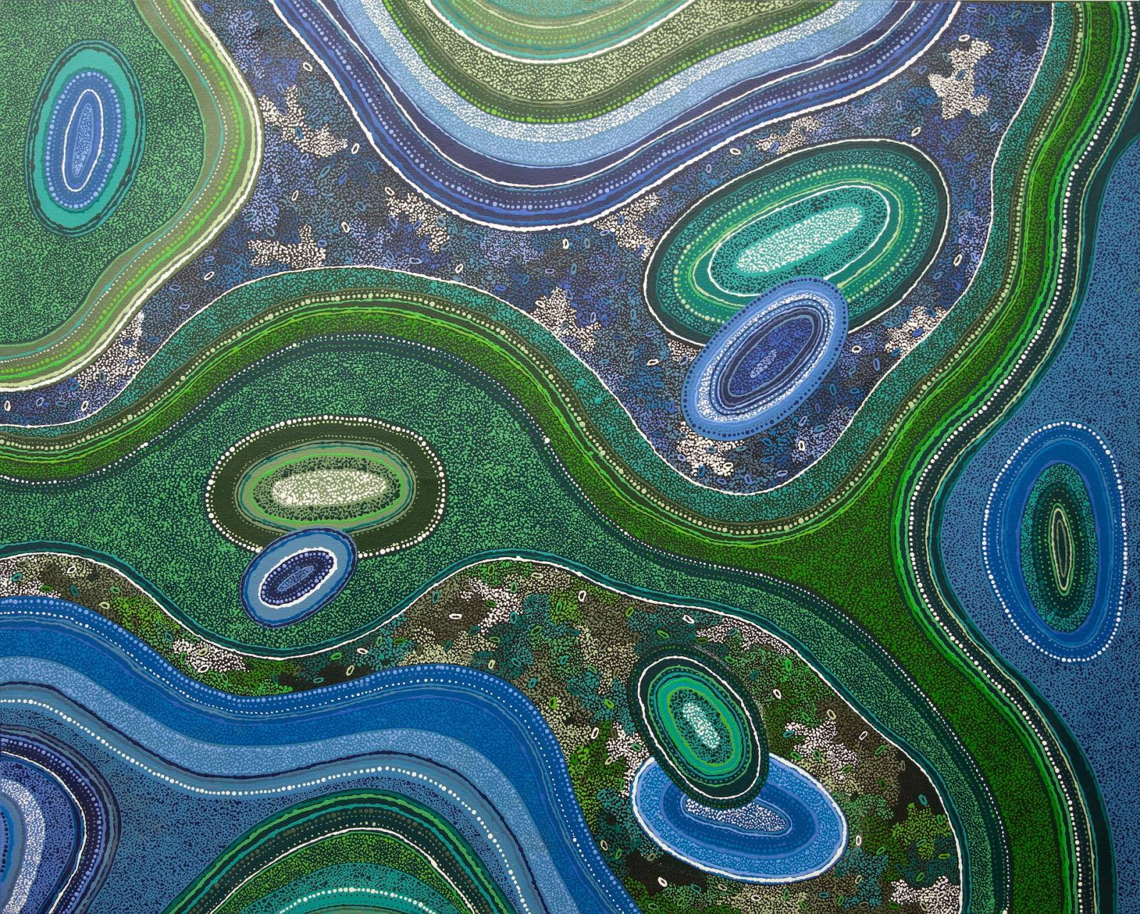 Michelle Lewis, Michelle's Tjala Dreaming (Honey Ant), 2024