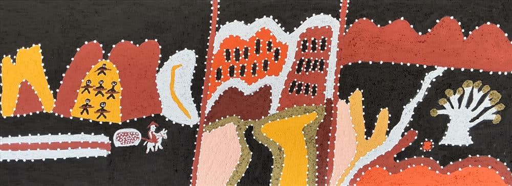 Shirley Purdie Birrmarriya, Goordbelayinji (all massacre places) by Shirley Purdie, 2025