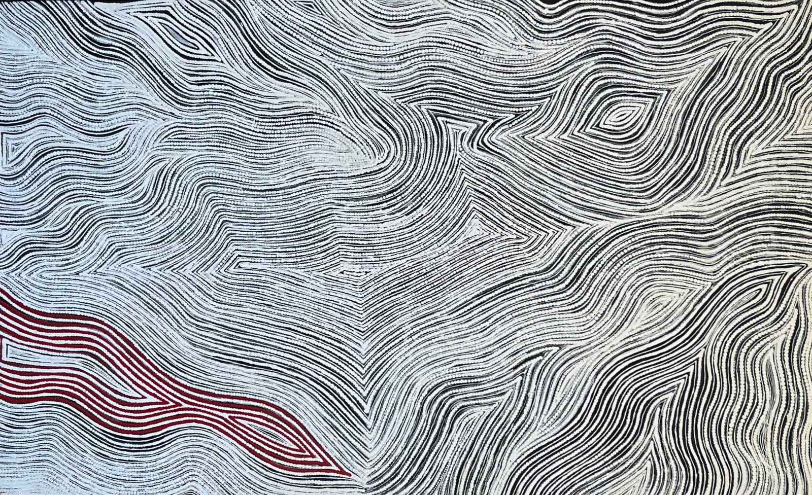 Elsie Napanangka Granites, Janyinka Jukurrpa, 2012