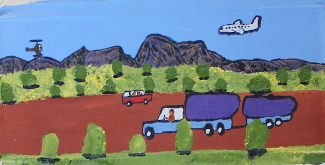 Billy Tjampitjinpa Kenda, Untitled, 2003