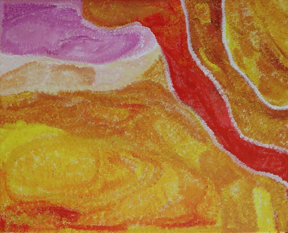 Amanda Jane Gabori, My Father's Country, 2024