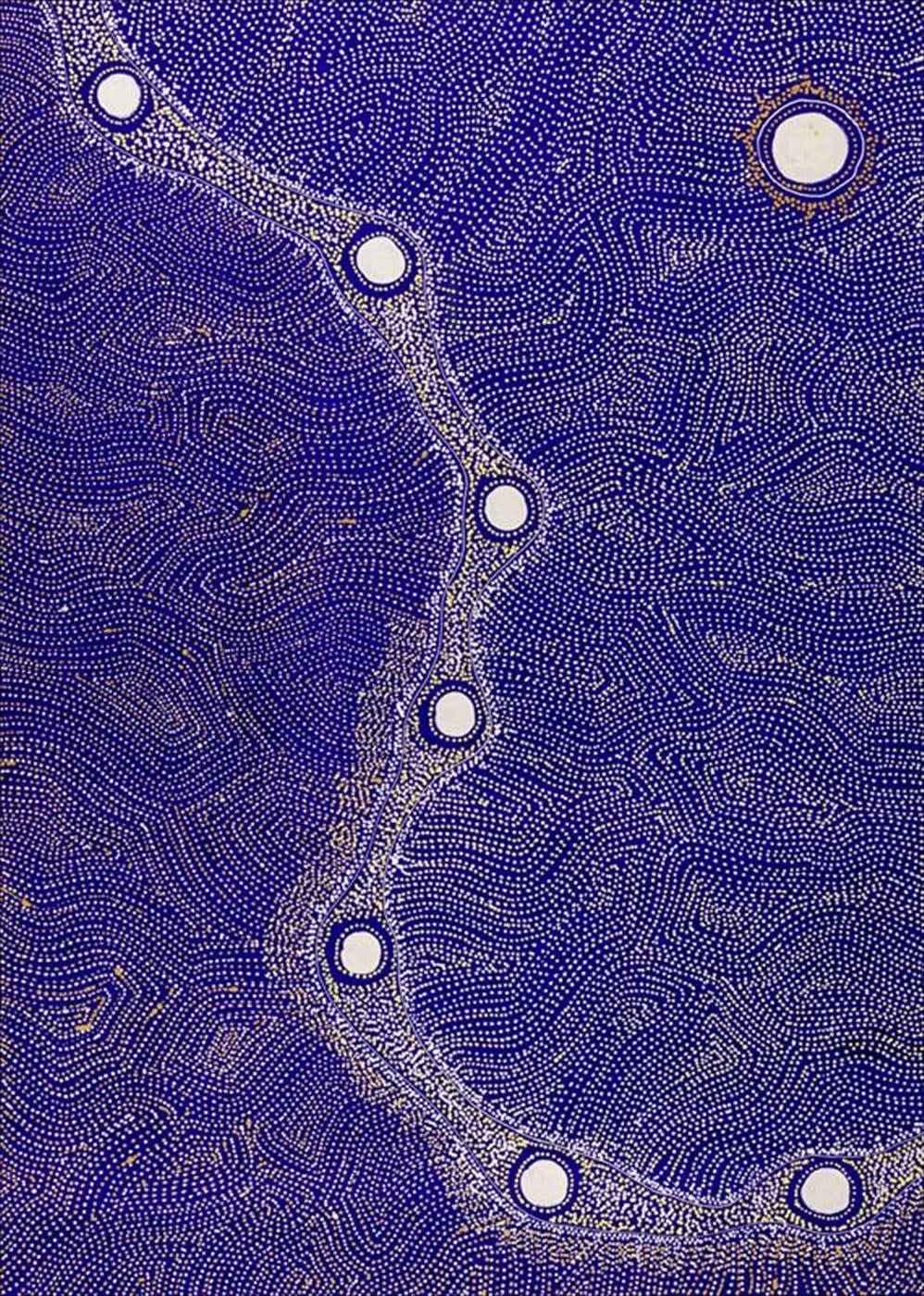 Shanna Napanangka Williams, Napaljarri-warnu Jukurrpa (Seven Sisters Dreaming), 2019