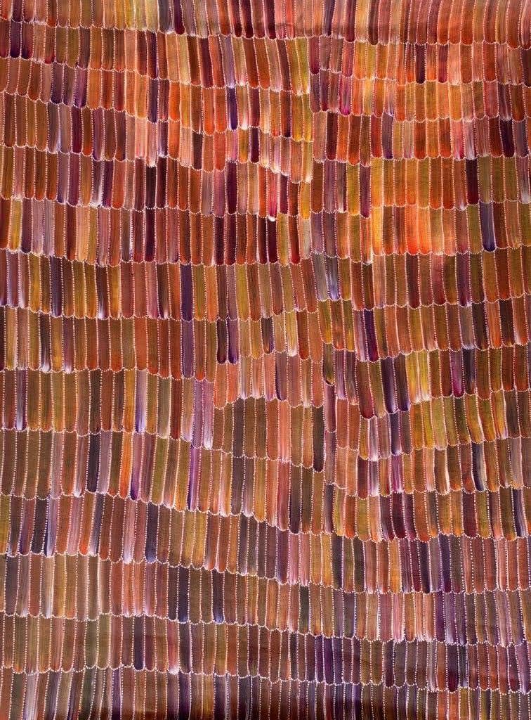 Jeannie Mills Pwerle, Yam Dreaming, 2023