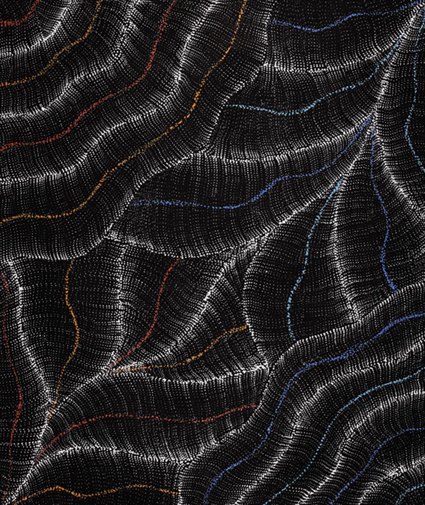 Debbie Napaljarri Brown, Wanakiji Jukurrpa (Bush Tomato Dreaming), 2021