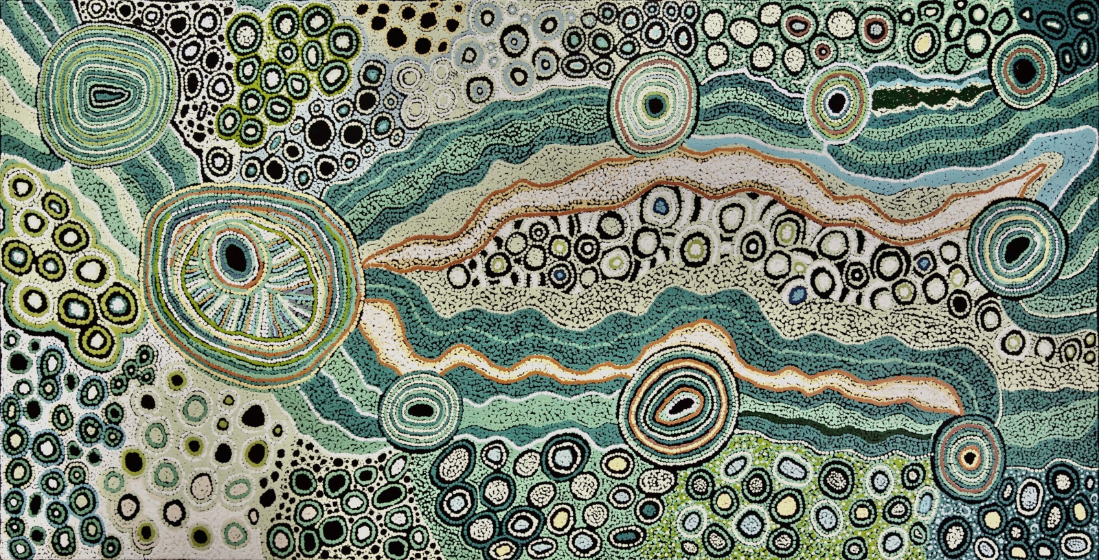 Yanyi Dunn, Tjukula/Waterholes, 2022