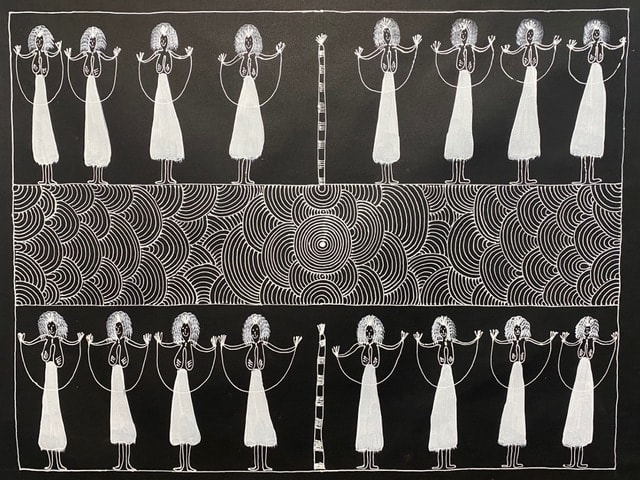 Colleen Wallace Nuungurrayi, Ladies Dancing in Ceremony, 2025