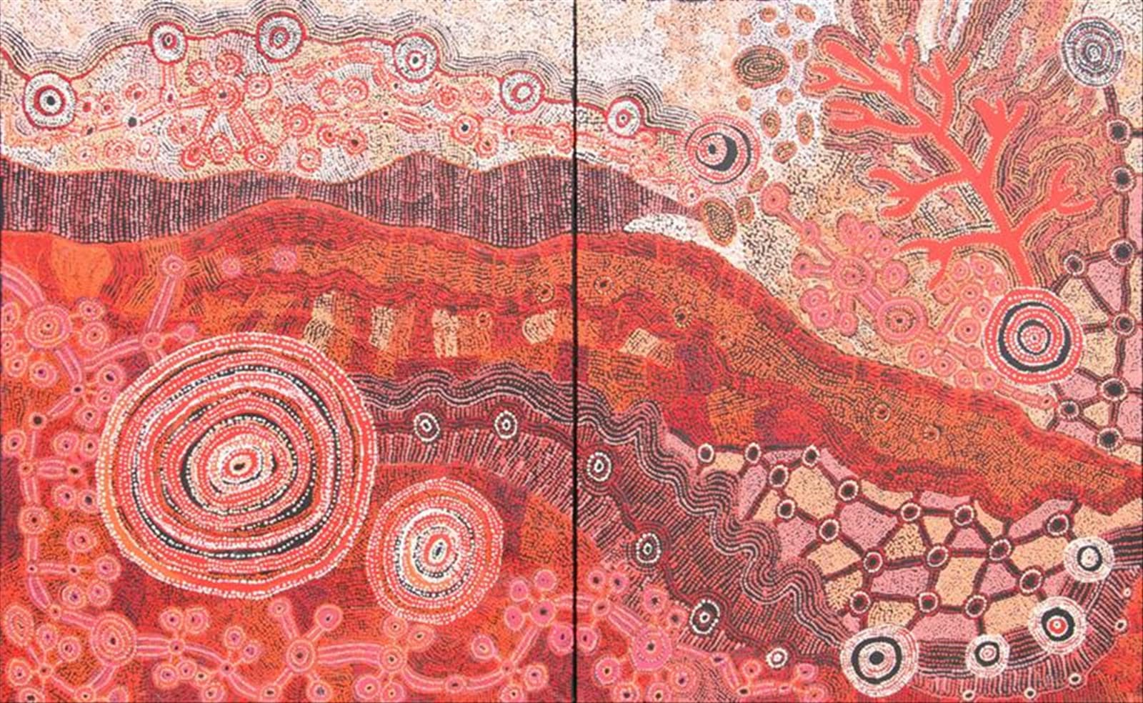 Rosalind Tjanyari & Priscilla Singer, Ngura (Country) , 2021