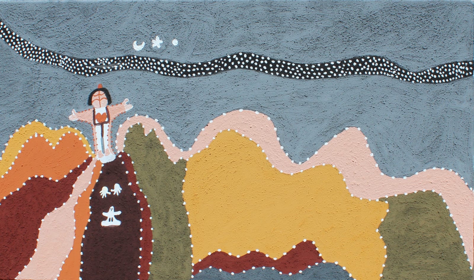 Shirley Purdie (Birrmarriya), Holy Spirit in the Land, 2024