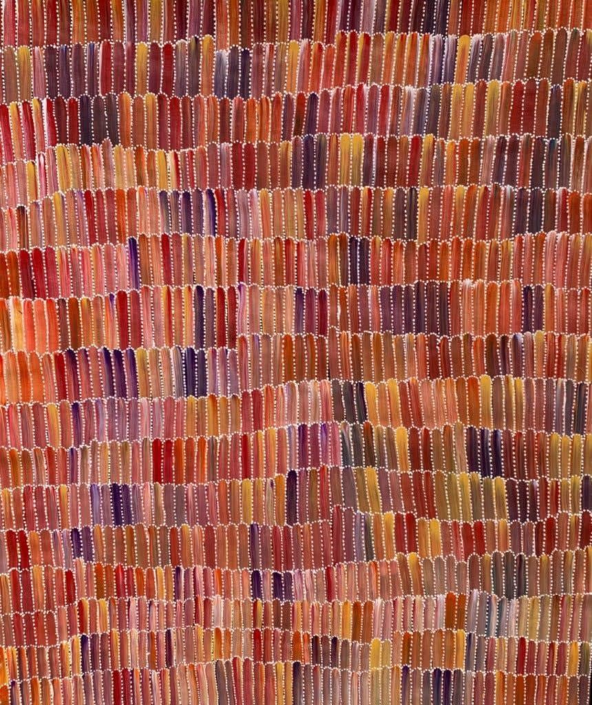 Jeannie Mills Pwerle, Yam Dreaming, 2022