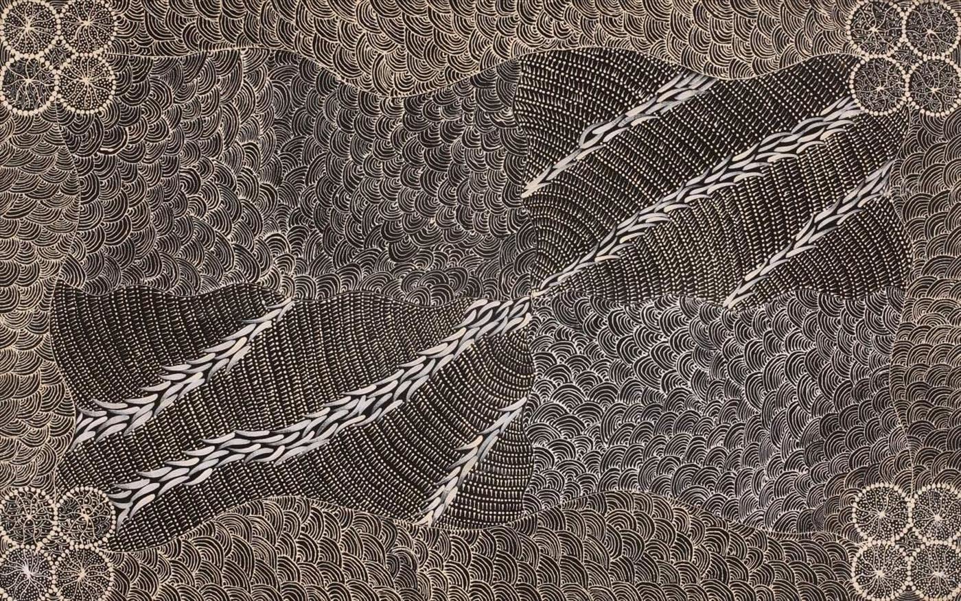 Grace Napangardi Butcher, Pikilyi Jukurrpa (Vaughan Springs Dreaming), 2021