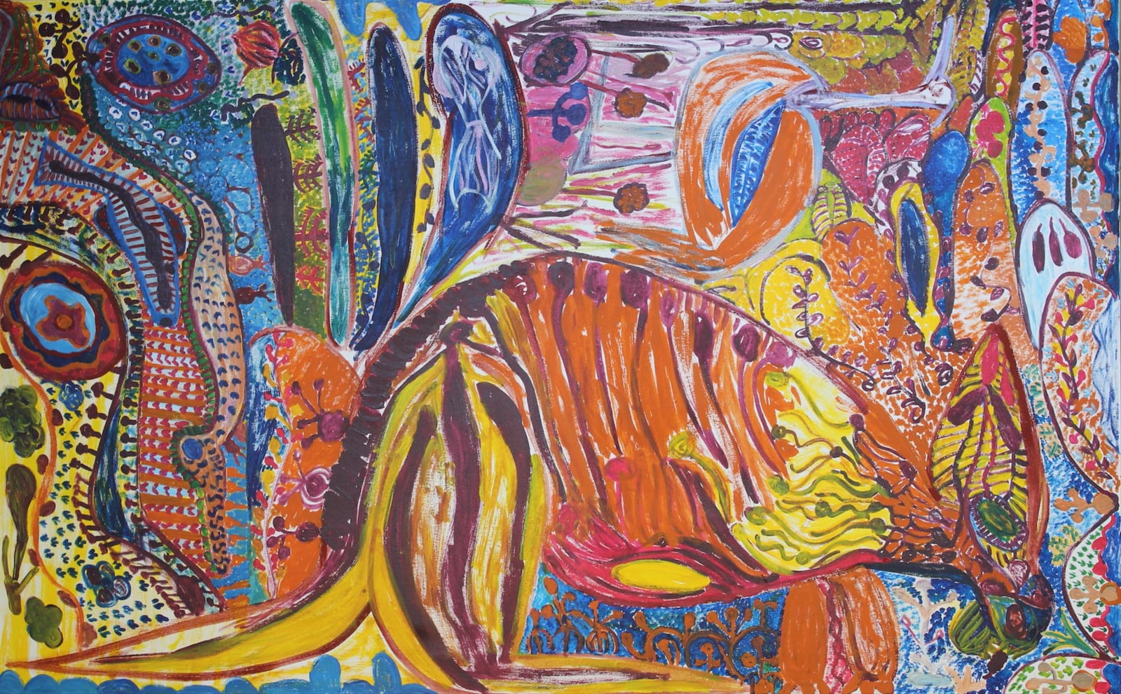 Janet Dreamer, Walkabout (Mongel Plain and Fox River, desert flowers, bush turkeys and dangerous crocodiles) , 2018