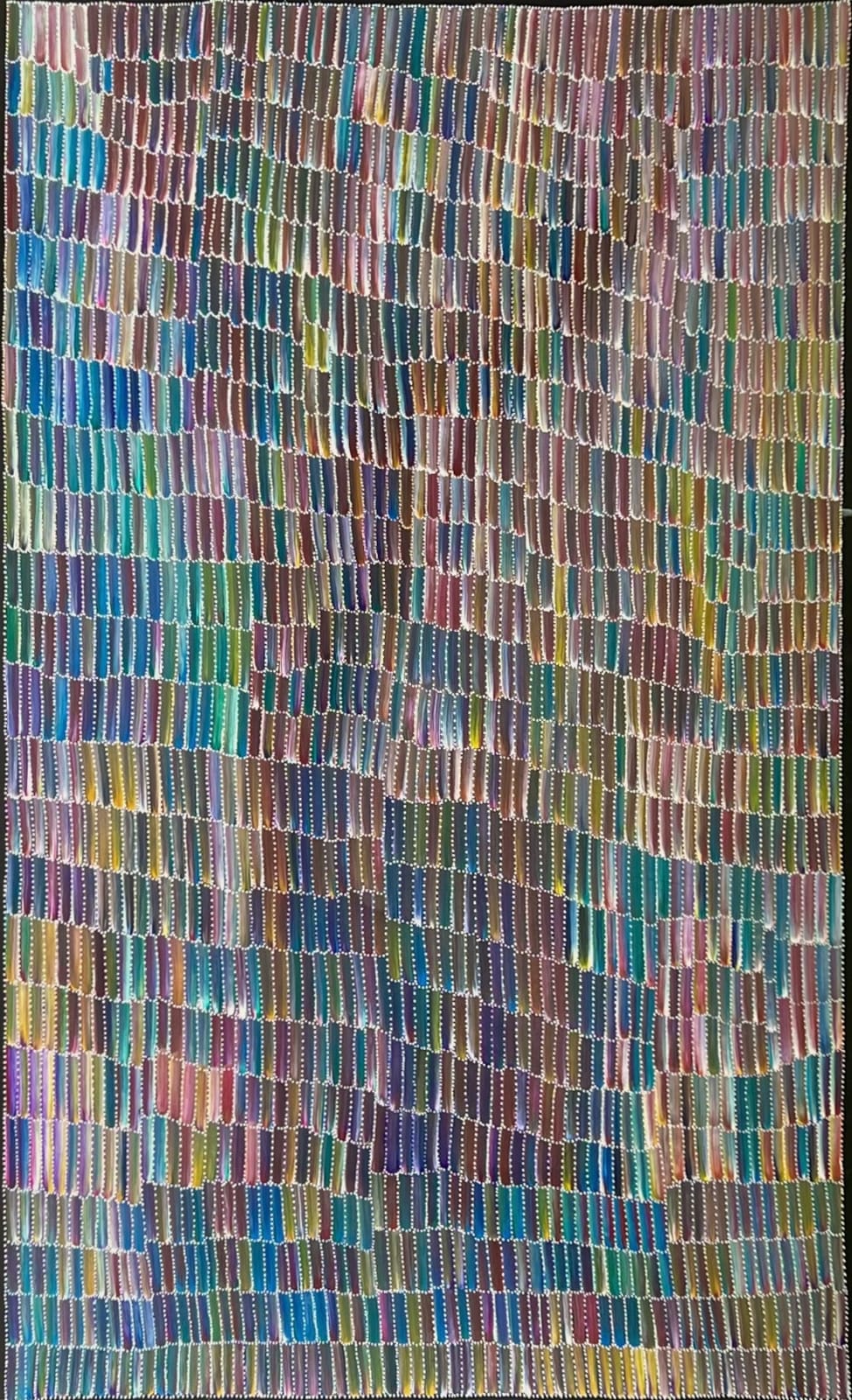 Jeannie Mills Pwerle, Yam Dreaming, 2023