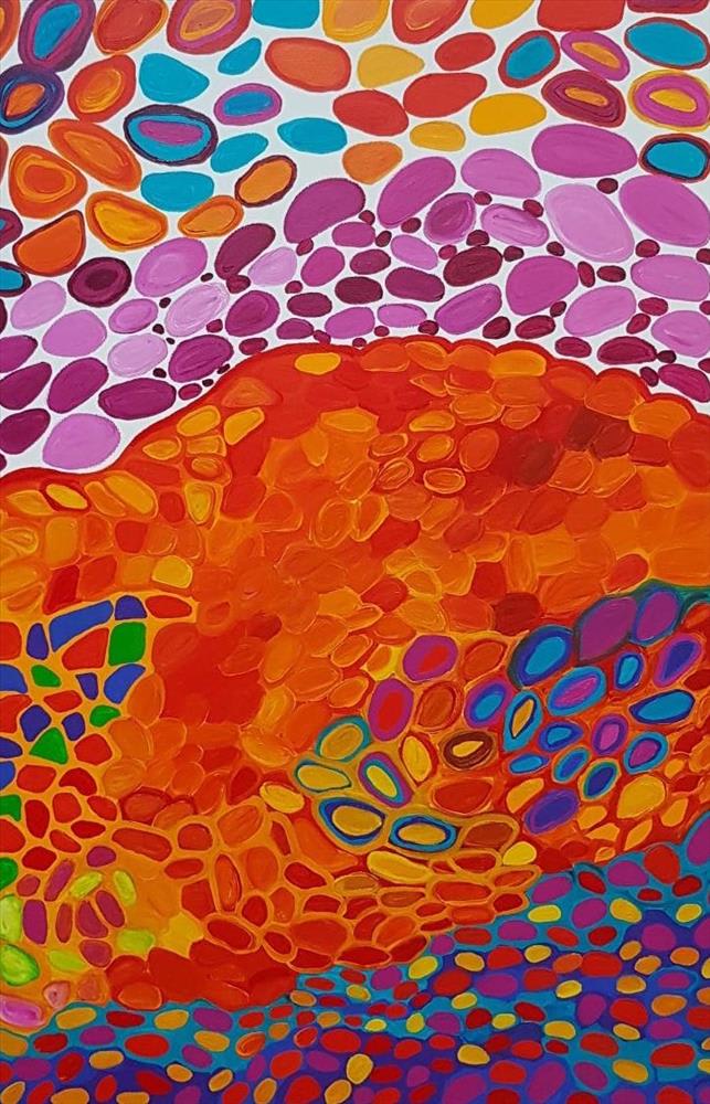 Amanda Jane Gabori Dibirdibi, Corals at My Fathers Country, 2018