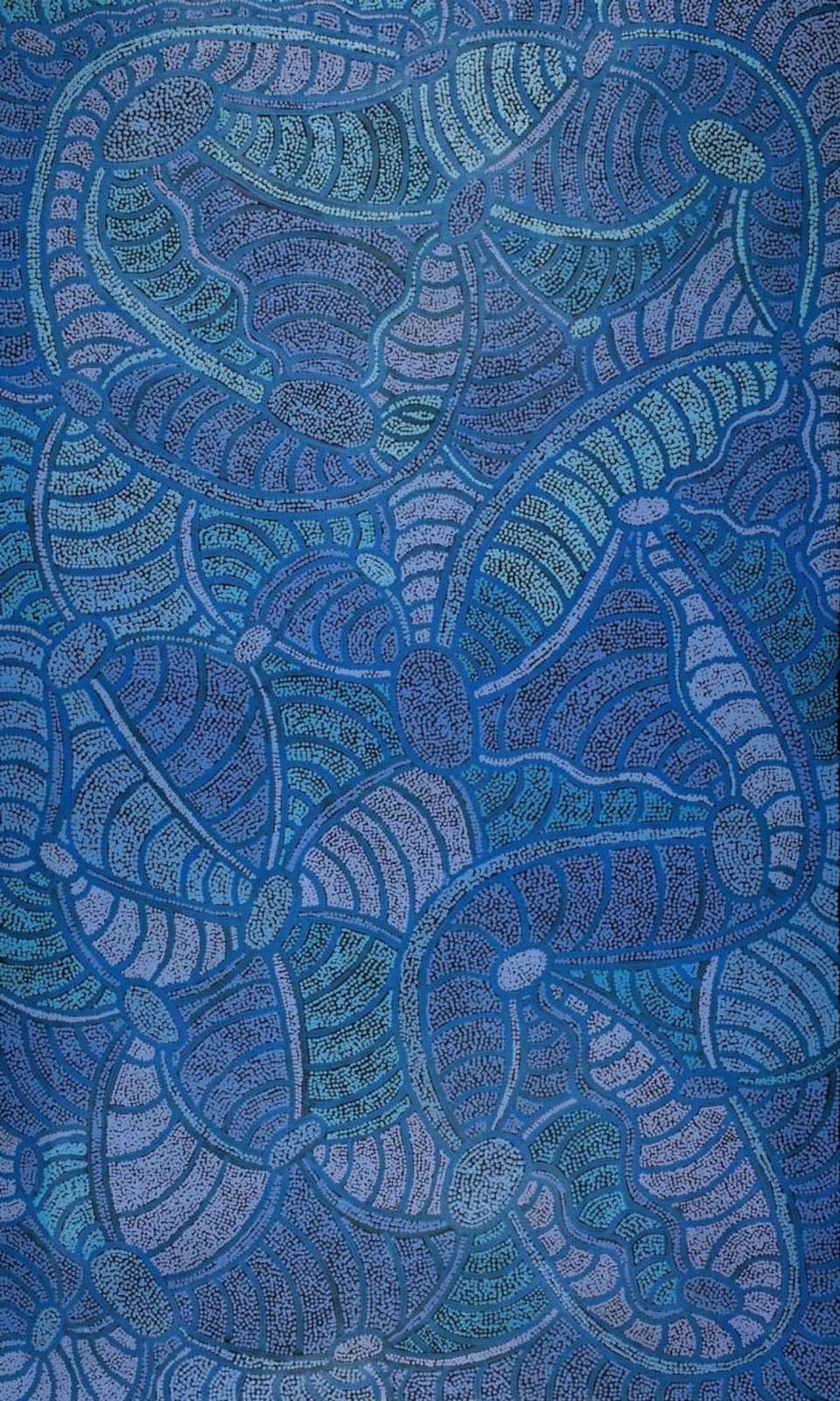 Judith Nungarrayi Martin, Janganpa Jukurrpa (Brush-tail Possum Dreaming), 2023