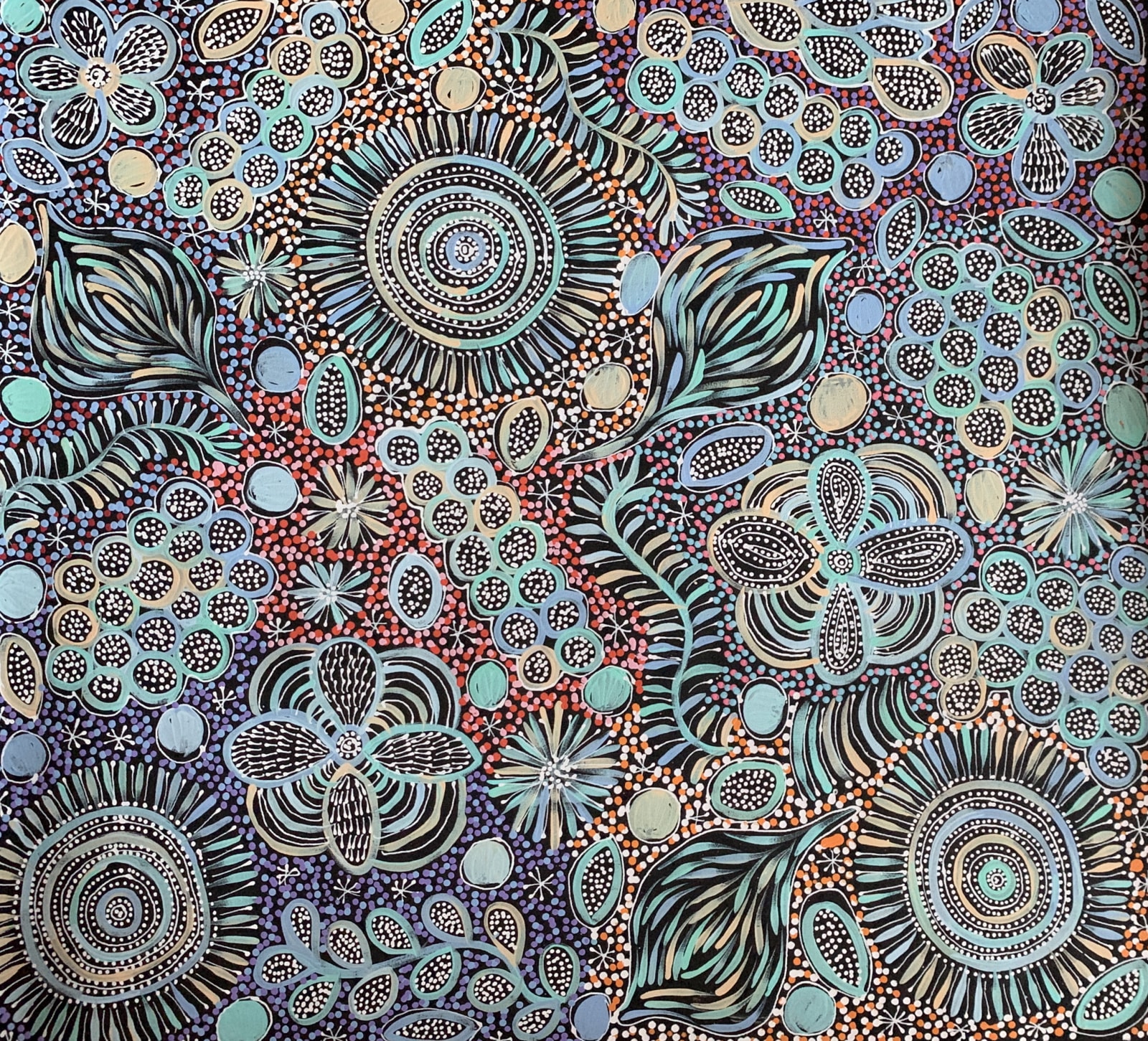 Belinda Golder Kngwarreye, Stories of My Country , 2021