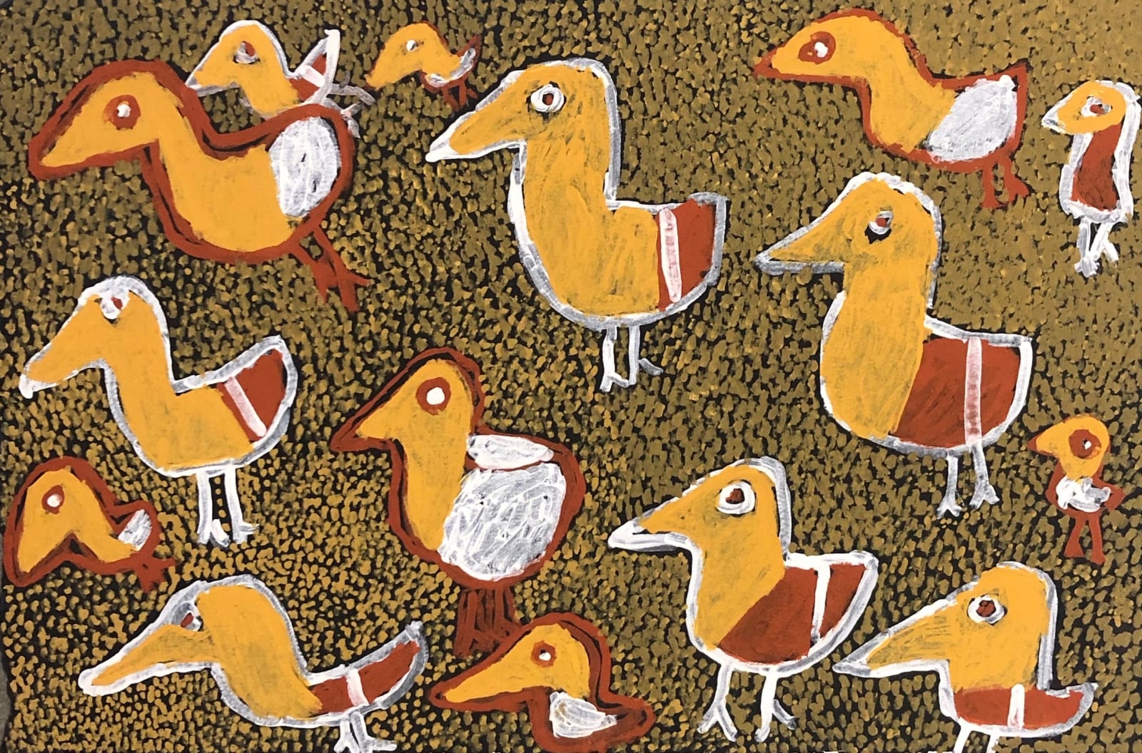 Jane Tipuamantumirri, Untitled (Ducks), 2019