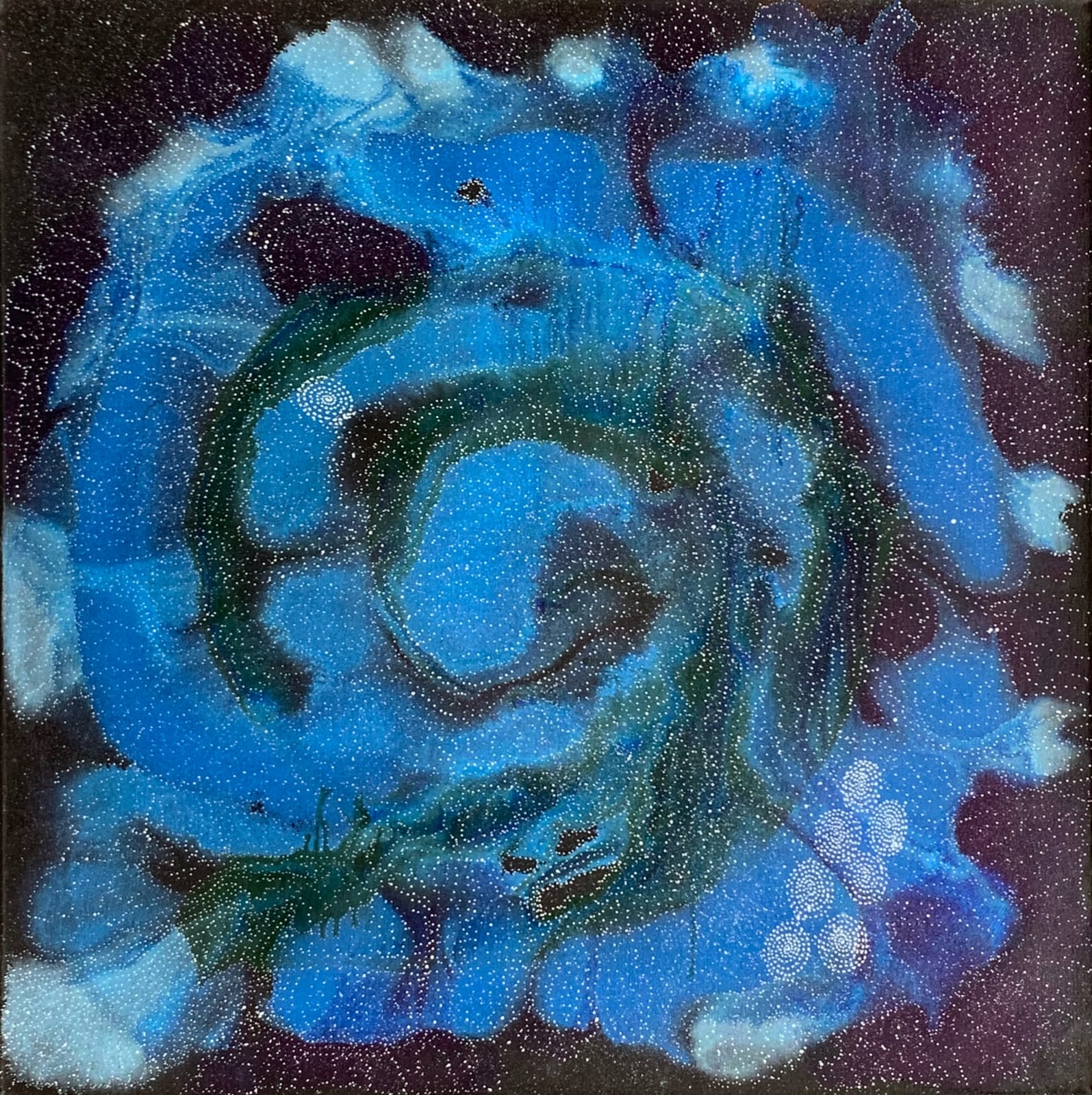 Athena Nangala Granites, Napaljarri-warnu Jukurrpa (Seven Sisters Dreaming), 2023