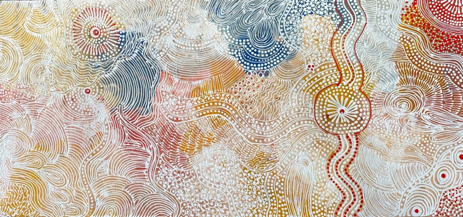 Janet Golder Kngwarreye, My Father's Country , 2023