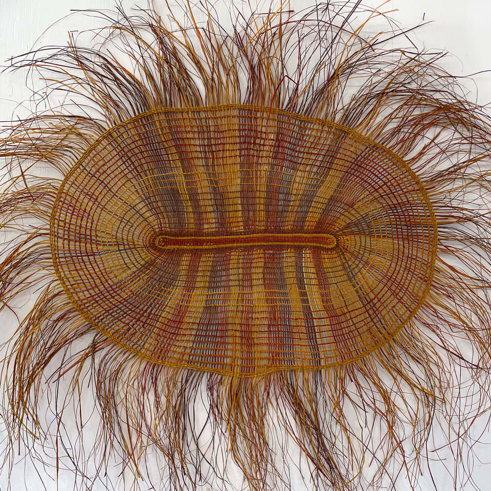 Mary Dhapalany, Woven Mat, 2023