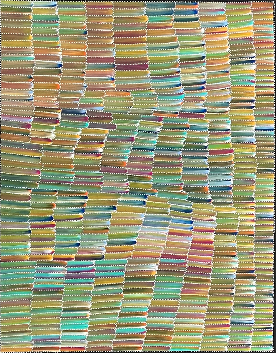 Jeannie Mills Pwerle, Yam Dreaming, 2023