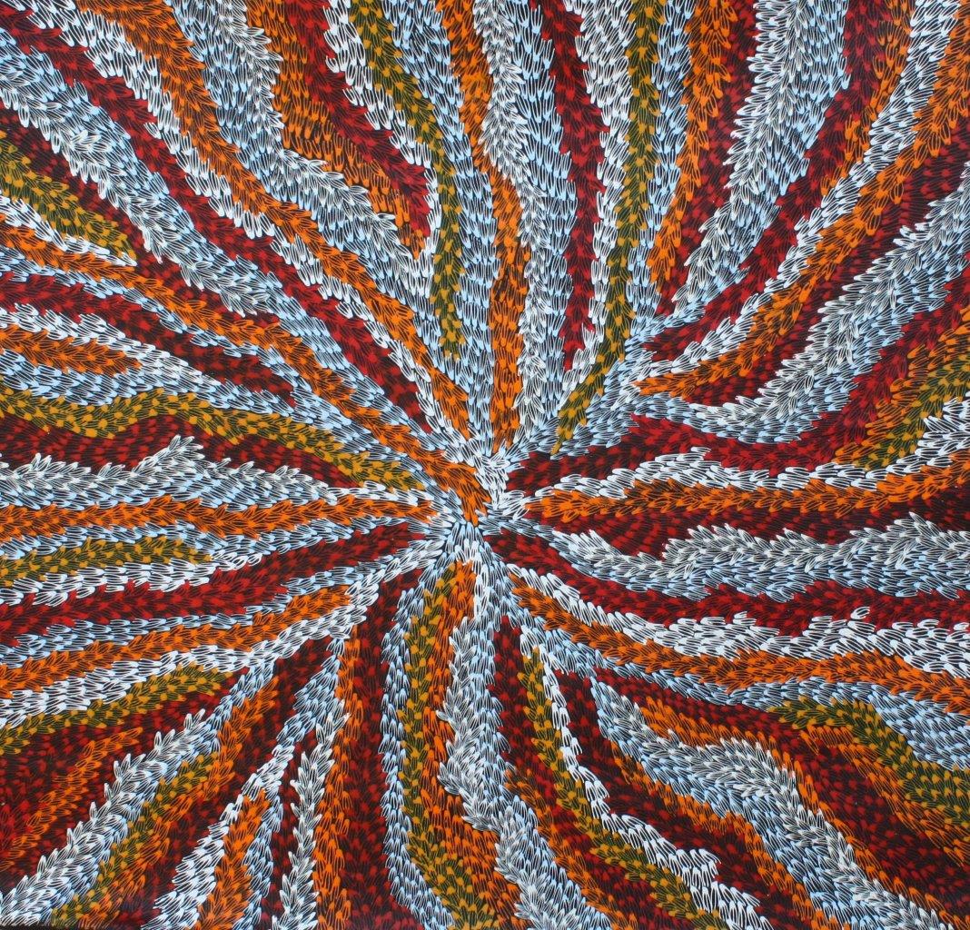 Abie Loy Kemarre, Bush Medicine Leaves, 2017