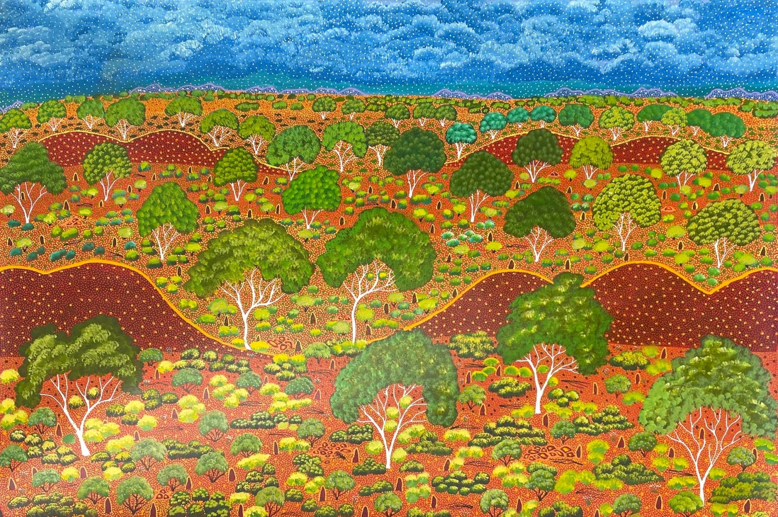 Selina Teece Pwerl, My Father's Country, 2024