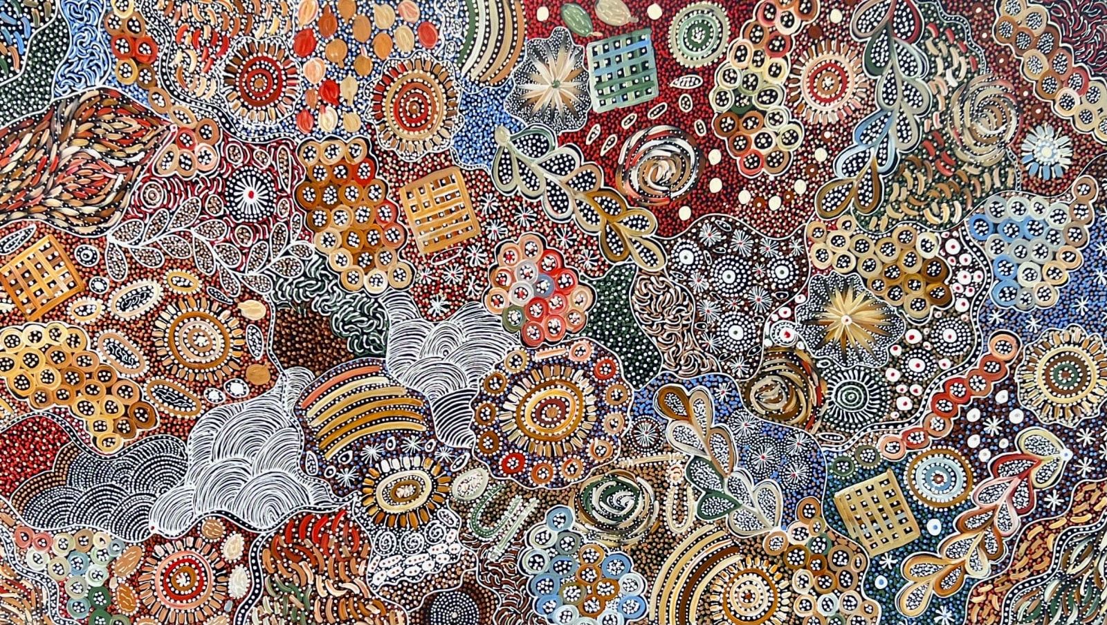 Janet Golder Kngwarreye, My Father's Country, 2024