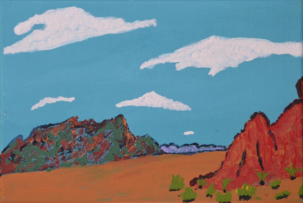 Billy Tjampitjinpa Kenda, Merrabelle Country, 2016