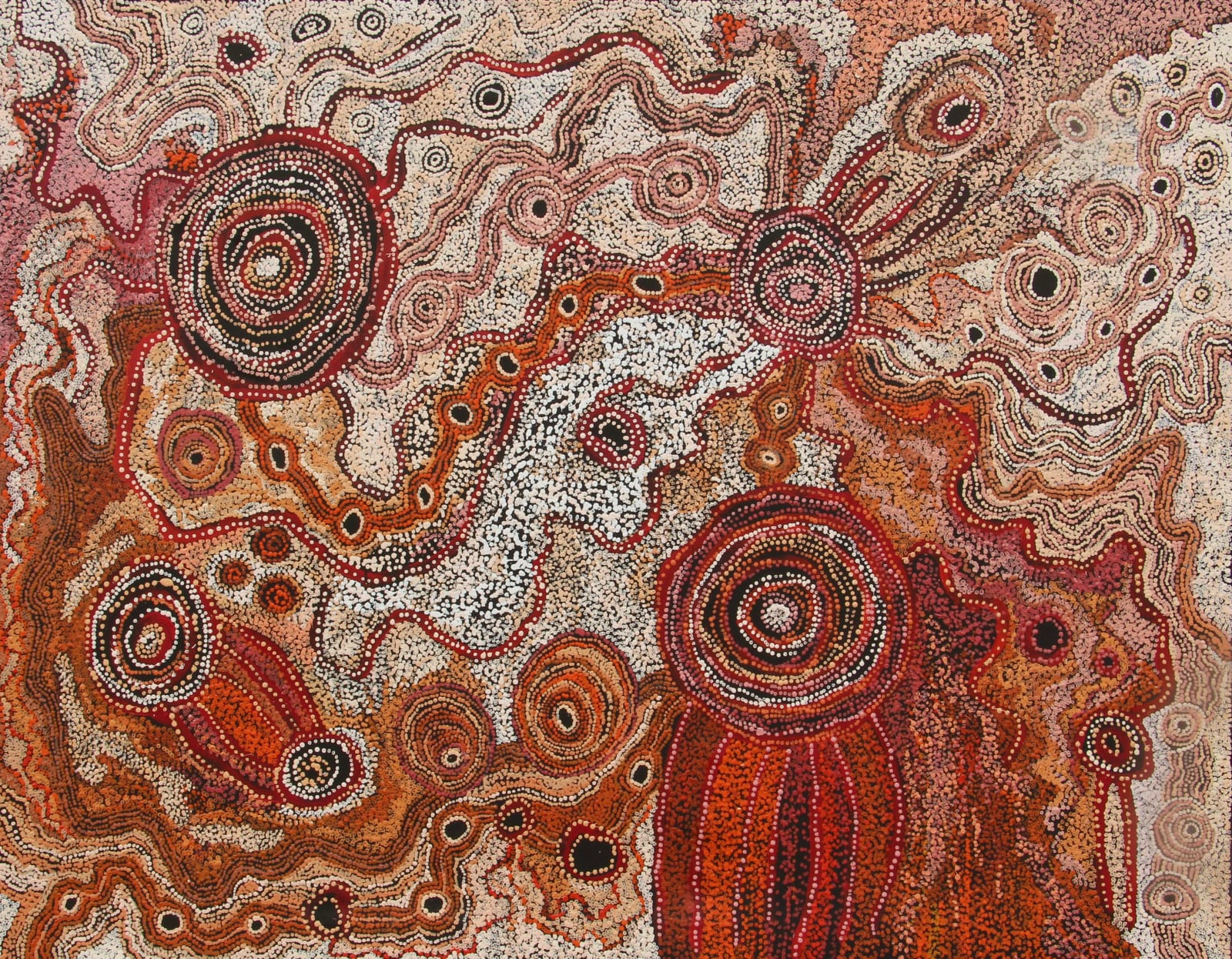 Rosalind Tjanyari & Julie Yatjitja, Nganampa Ngura (Our Country), 2022