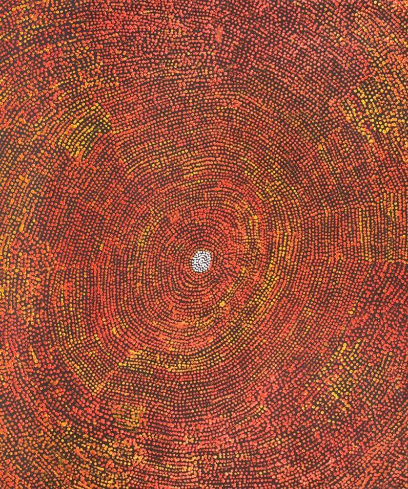Sarah Napurrurla Leo, Ngapa Jukurrpa (Water Dreaming) - Puyurru, 2021