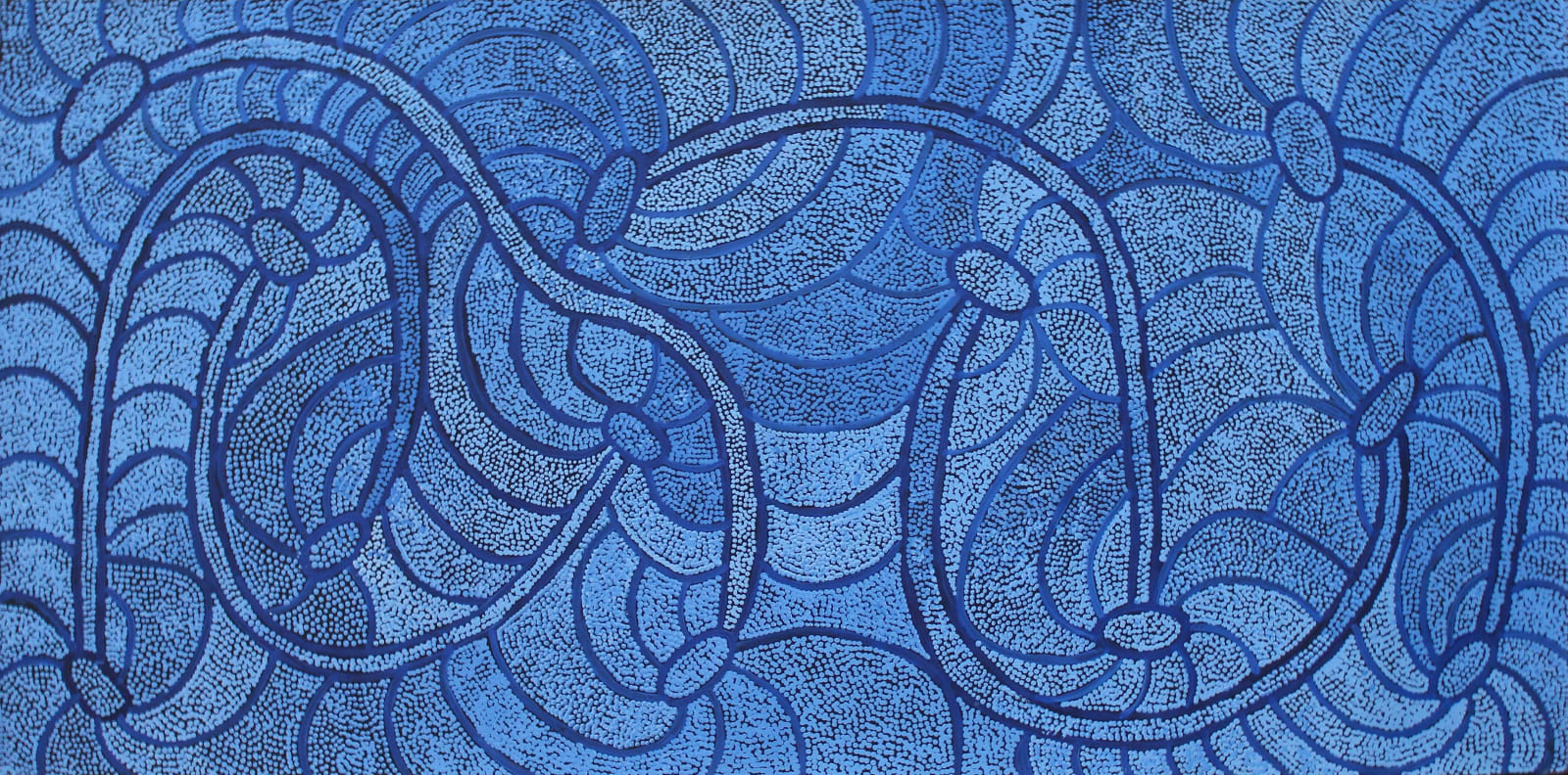 Judith Nungarrayi Martin, Janganpa Jukurrpa (Brush-tail Possum Dreaming) - Mawurrji, 2023