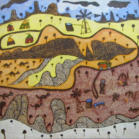 Niningka Munkuri Lewis, Ara Iritjita (Life in the olden days), 2016