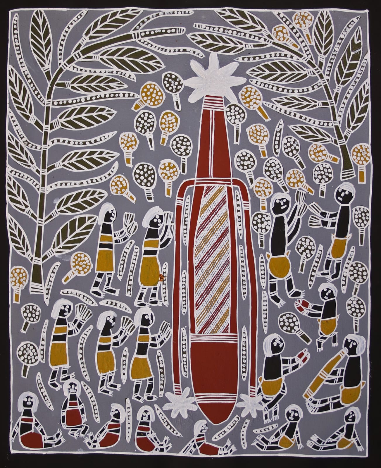 Joy Burruna, Banumbirr - Morning Star Ceremony (Dhuwa Moiety), 2022