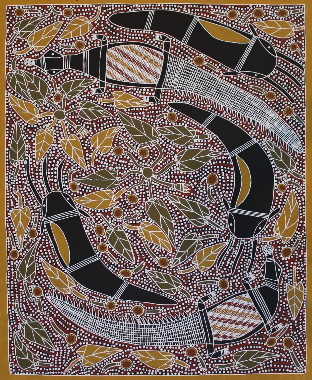 Dorothy Djampalil, Raypiny Dhawu (Fresh Water Story), 2022