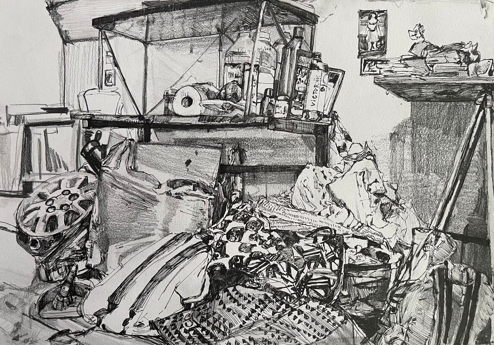 Léa Toutain, Atelier de Victor, 2021